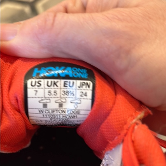 Hoka One One Red Running Shoes - Picture 5 of 6